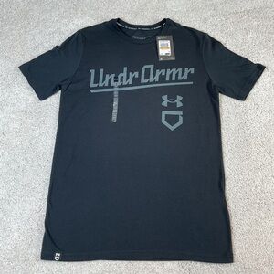 Under Armour Men's Baseball Script Short Sleeve Tee Size‎ Small NWT